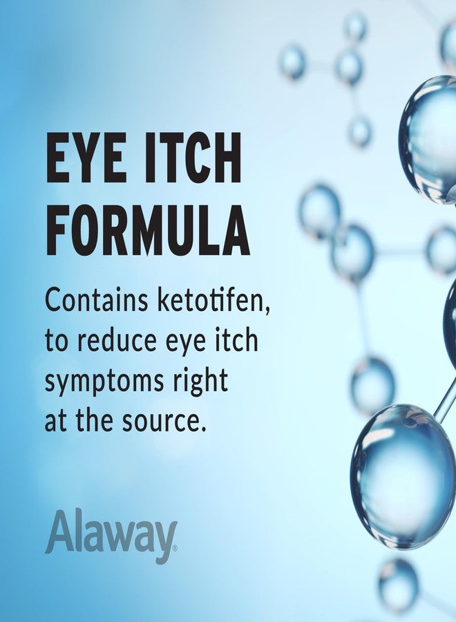 Alaway Antihistamine Eye Drops for Itchy Eyes, Fast-Acting, Up to 12-Hour Eye Itch Relief, Clinically Tested Prescription-Strength Formula, 0.34 Fl Oz - Image 2